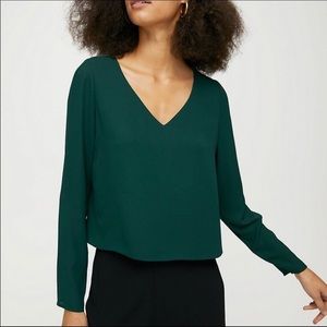 Aritzia Murphy long sleeve blouse